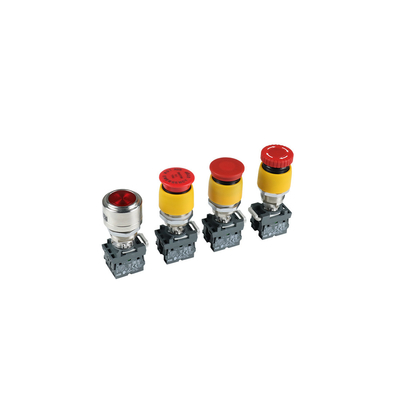 Acessórios de iluminação IP66-67 Interruptor de botão de emergência de aço inoxidável