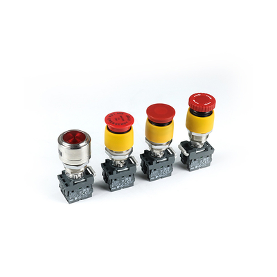 Acessórios de iluminação IP66-67 Interruptor de botão de emergência de aço inoxidável